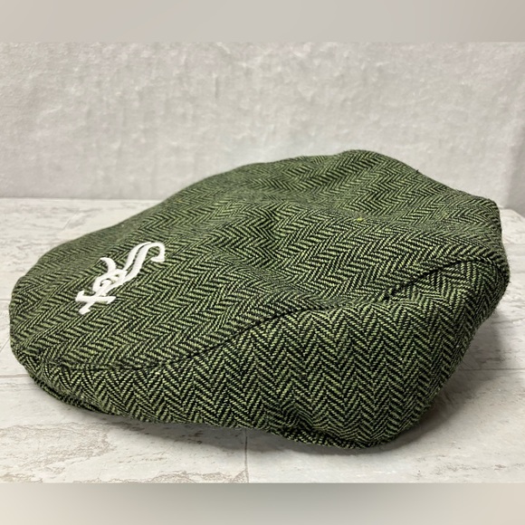 Chicago White Sox Newsboy Hat Green Herringbone Miller Lite Chi-Rish St Pats - Picture 2 of 6
